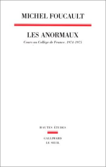 Les Anormaux Cours au collège de France